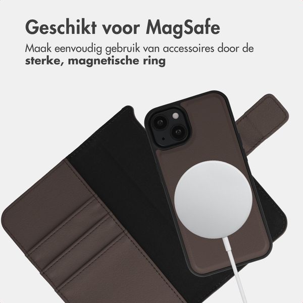 imoshion Uitneembare 2-in-1 Luxe Bookcase Apple iPhone 14 - Bruin
