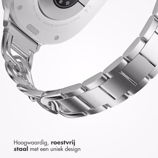 Selencia Chain bandje  - Universeel 18 mm aansluiting - Zilver