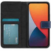imoshion Luxury Bookcase Apple iPhone 13 Mini - Dark Blue
