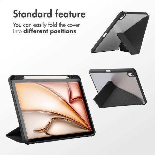 imoshion Origami Bookcase Apple iPad 11 (2025) 11 inch A16 / iPad 10 (2022) 10.9 inch - Black