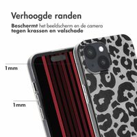 imoshion Design hoesje Apple iPhone 15 - Leopard Transparent
