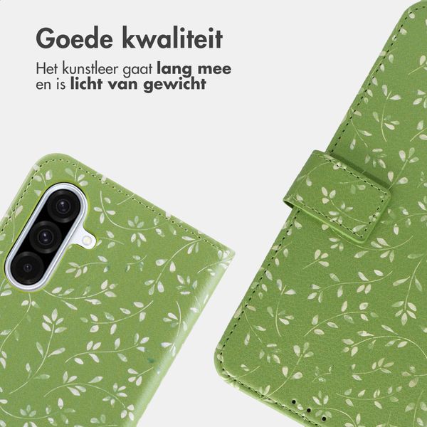 imoshion Design Bookcase Samsung Galaxy A26 - Green Flowers