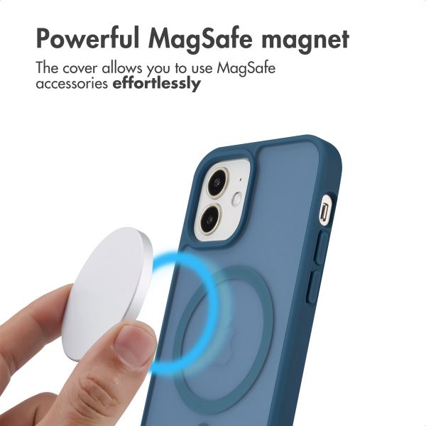 imoshion Colour Guard Back Cover with MagSafe Apple iPhone 12 (Pro) - Dark Blue