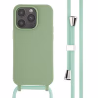 imoshion Siliconen hoesje met koord Apple iPhone 14 Pro - Groen