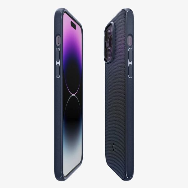 Spigen MagSafe Armor Backcover Apple iPhone 14 Pro Max - Blue