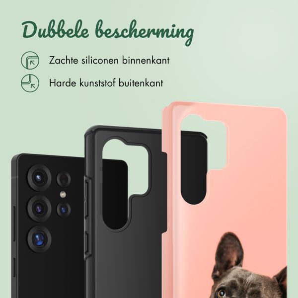 Ontwerp je eigen tough case Samsung Galaxy S25 Ultra - Wit