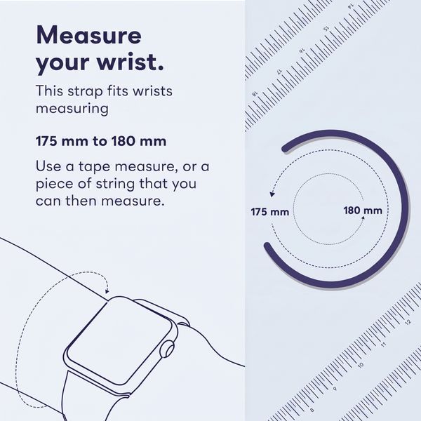 Apple Silicone Solo Loop Apple Watch | 38/40/41/42 mm - Size 8 - Eucalyptus