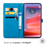 imoshion Mandala Bookcase Motorola Edge 50 Pro - Turquoise