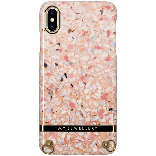 My Jewellery Design Hardcase Koordhoesje iPhone Xs Max - Pink Brick