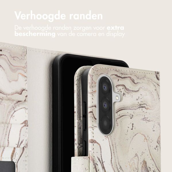 imoshion Design Bookcase Samsung Galaxy A36 - Sandy Marble