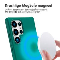 imoshion Color Backcover met afneembaar koord MagSafe Samsung Galaxy S25 Ultra - Donkergroen