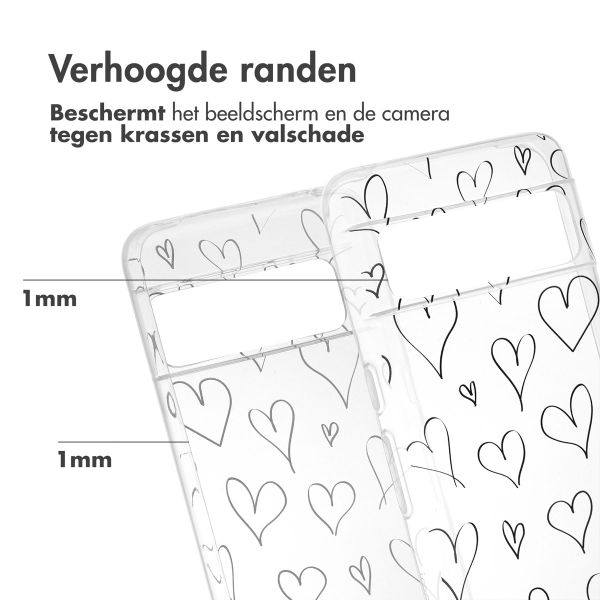 imoshion Design hoesje Google Pixel 8 Pro - Hearts