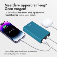 imoshion Zomerpakket | Wireless Tag voor Apple (2-pack) + Universele Waterproof Pouch (2-pack) - Roze/Turquoise + Ultra Series Powerbank 20.000 mAh - Petrol Green