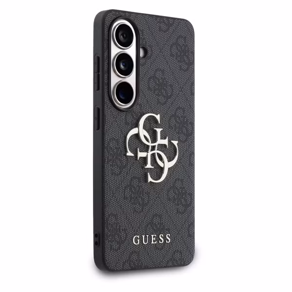 Guess 4G Metal Logo Backcover Samsung Galaxy S26 Plus - Zwart