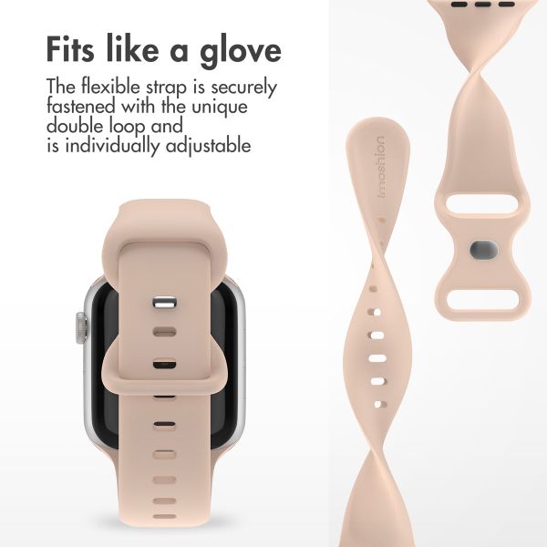 imoshion Silicone⁺ Strap Apple Watch | 44/45/46/49 mm - Size M/L - Sand Pink