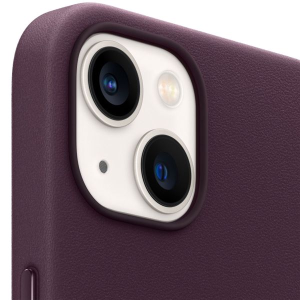 Apple Leather Backcover MagSafe Apple iPhone 13 Mini - Dark Cherry