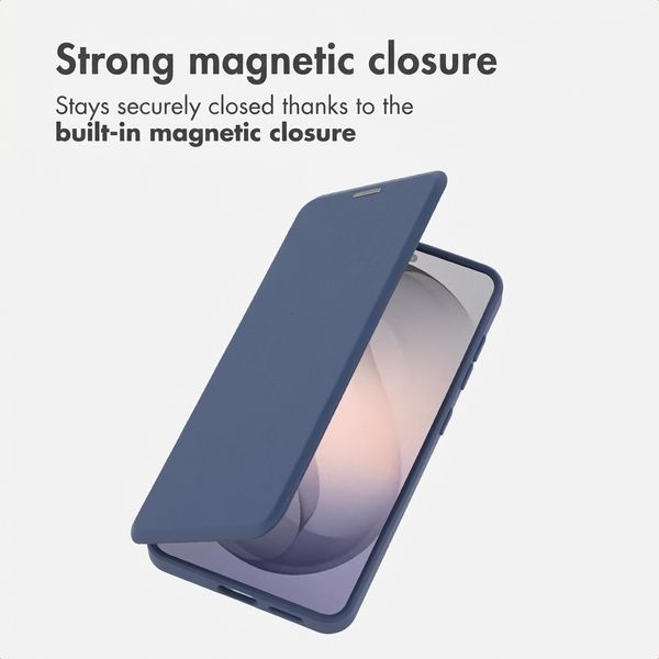 imoshion Transparent Bookcase with MagSafe Samsung Galaxy S26 - Blue