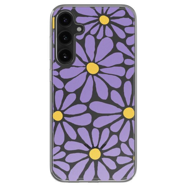 imoshion  Design hoesje Samsung Galaxy S23 FE - Tropical Violet Flowers Connect