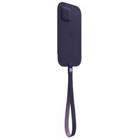 Apple Leather Sleeve MagSafe iPhone 12 Pro Max - Deep Violet