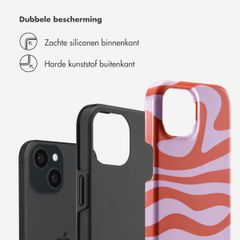 Selencia Vivid Backcover Apple iPhone 15 - Dream Swirl Pink