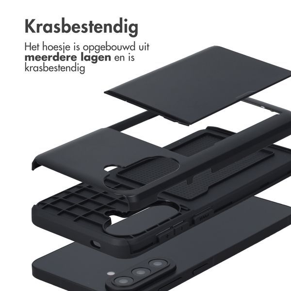 imoshion Backcover met pasjeshouder Samsung Galaxy A57 (5G) - Zwart