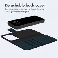 imoshion Detachable 2-in-1 Luxury Bookcase Apple iPhone 18 Pro Max / 17 Pro Max - Blue
