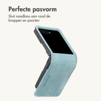 imoshion Luxe Bookcase Samsung Galaxy Z Flip 8 - Lichtblauw
