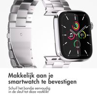 imoshion Stalen bandje Apple Watch Series 1 t/m 11 / SE / Ultra (44/45/46/49 mm) - Zilver