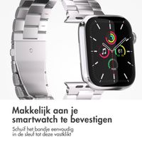 imoshion Stalen bandje Apple Watch Series 1 t/m 10 / SE / Ultra (2) (44/45/46/49 mm) - Zilver