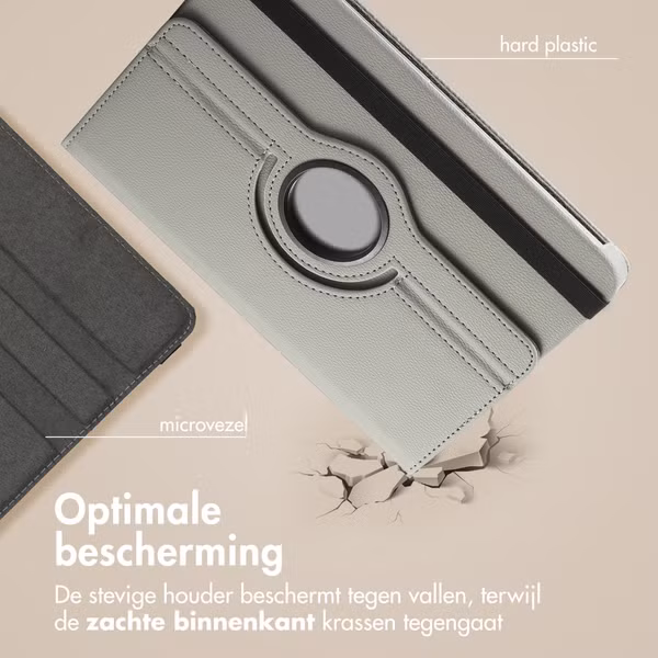 imoshion 360° draaibare Bookcase Samsung Galaxy Tab A11 Plus - Grijs