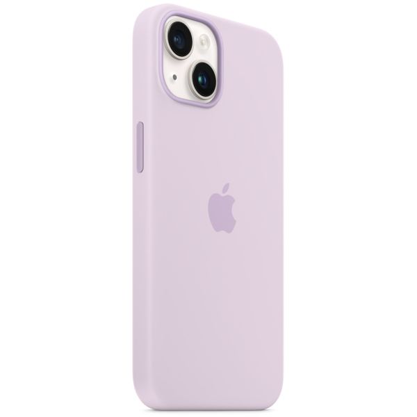 Apple Silicone Back Cover with MagSafe Apple iPhone 14 - Lila