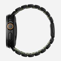 Nomad Stratos Band Apple Watch | 44/45/46/49 mm - Forest Green / Black Titanium