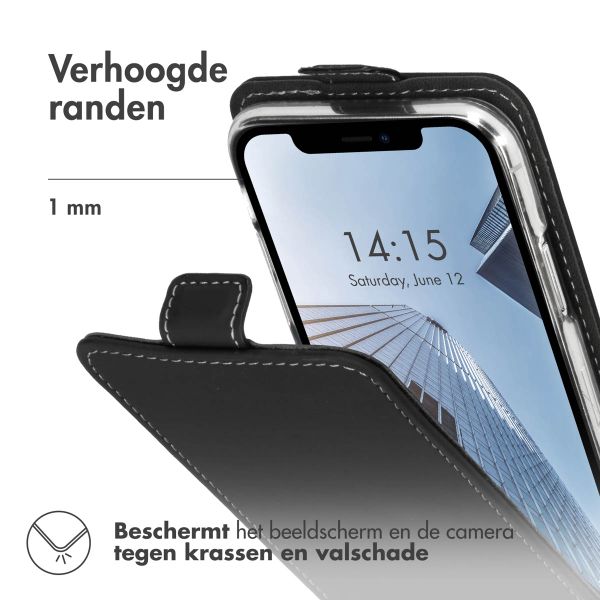 Accezz Flipcase Apple iPhone X / Xs - Zwart