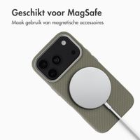 Accezz Mesh Backcover met MagSafe Apple iPhone 17 Pro - Donkergrijs