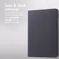Accezz Classic Tablet Case Apple iPad 9 (2021) 10.2 inch / iPad 8 (2020) 10.2 inch / iPad 7 (2019) 10.2 inch - Zwart