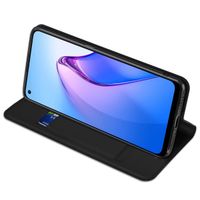 Dux Ducis Slim Softcase Bookcase Oppo Reno 8 Pro 5G - Zwart