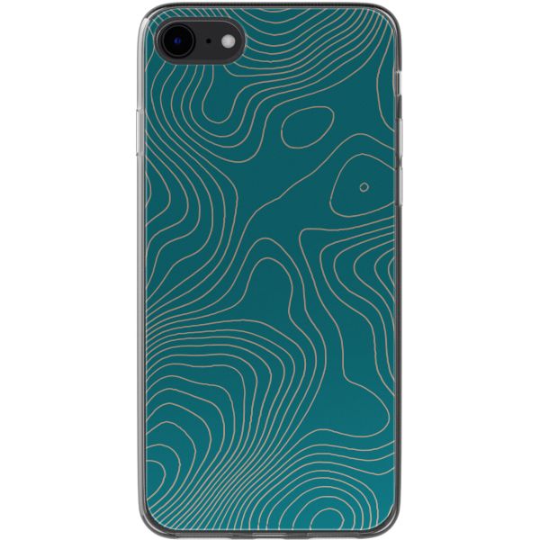 imoshion Design hoesje iPhone SE (2022 / 2020) / 8 / 7 - Topo Turquoise