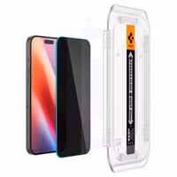 Spigen GLAStR Privacy EZ Fit Screenprotector + Applicator Apple iPhone 17 / 17 Pro / 16 Pro