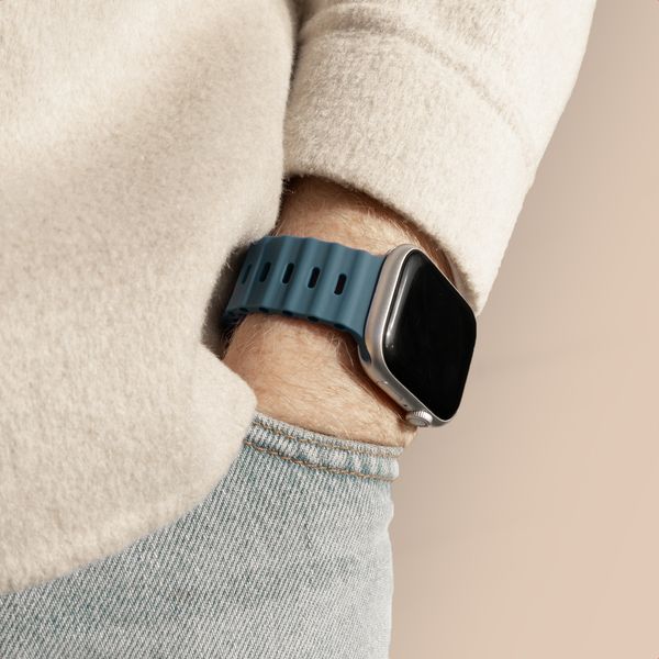 Accezz Ocean band Apple Watch | 44/45/46/49 mm - Abyss Blue