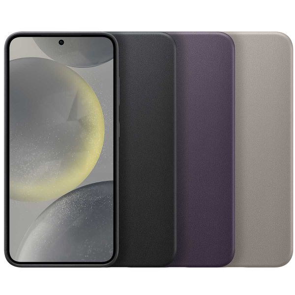 Samsung Originele Vegan Leather Case Galaxy S24 - Dark Violet