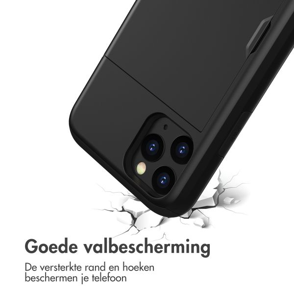 imoshion Backcover met pasjeshouder iPhone 11 Pro - Zwart