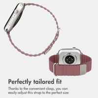 imoshion Magnetic Faux Leather Band Apple Watch | 38/40/41/42 mm - Rose