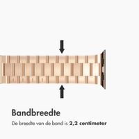 imoshion Stalen bandje Apple Watch Series 1 t/m 9 / SE (38/40/41 mm) | Series 10 / 11 (42 mm) - Rosé Goud