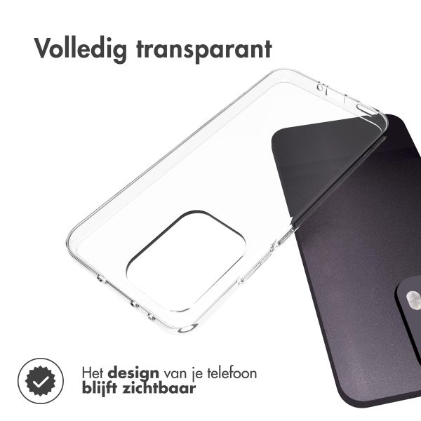Accezz Clear Backcover Oppo Reno 13 Pro - Transparant