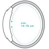 imoshion Siliconen bandje Oppo Watch 46 mm - Donkerblauw