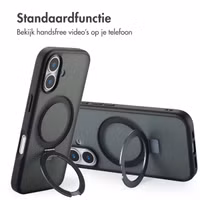 Accezz Ring Stand Backcover met MagSafe Apple iPhone 17 - Zwart