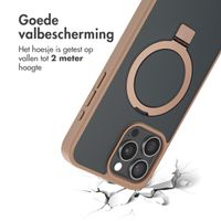 Accezz Ring Stand Backcover met MagSafe iPhone 15 Pro Max - Brown