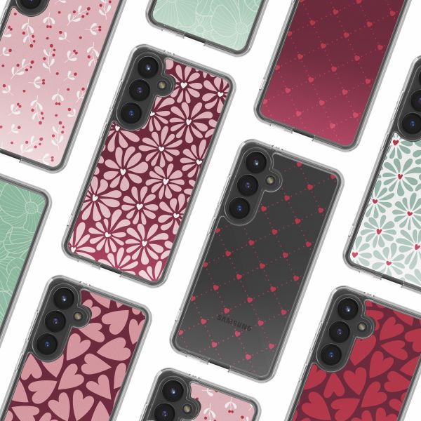 imoshion Design hoesje Samsung Galaxy S24 - Bloom Love Blush