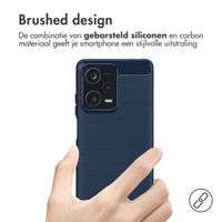 imoshion Brushed Backcover Xiaomi Redmi Note 12 Pro Plus - Donkerblauw