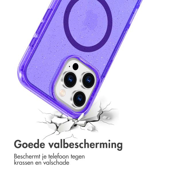 imoshion Sparkle Backcover met MagSafe Apple iPhone 16 Pro Max - Glitter Paars